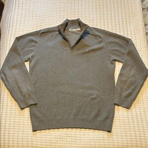 Criquet Charcoal Medium Grey Zip-Up Sweater